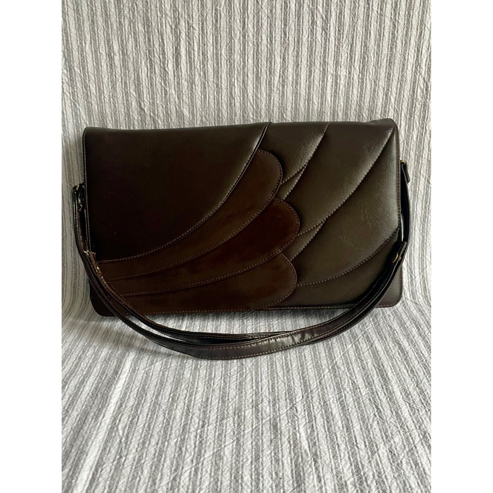 John Hort Vintage Brown Shoulder Bag Adjustable Strap Made in Canada Judy Award